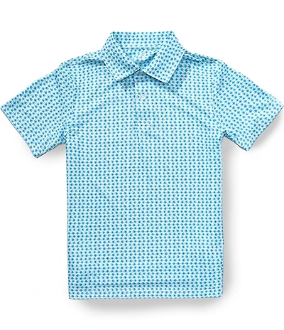 Class Club Big Boys Angel Fish Print Polo