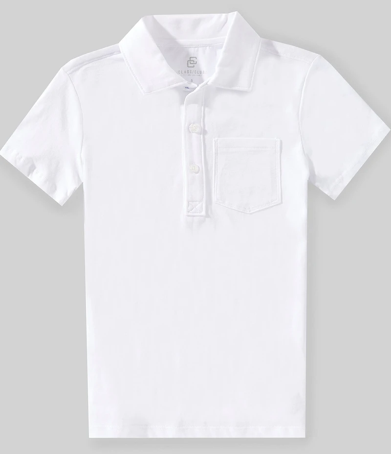 Class Club Big Boys Cotton Jersey Short Sleeve Polo