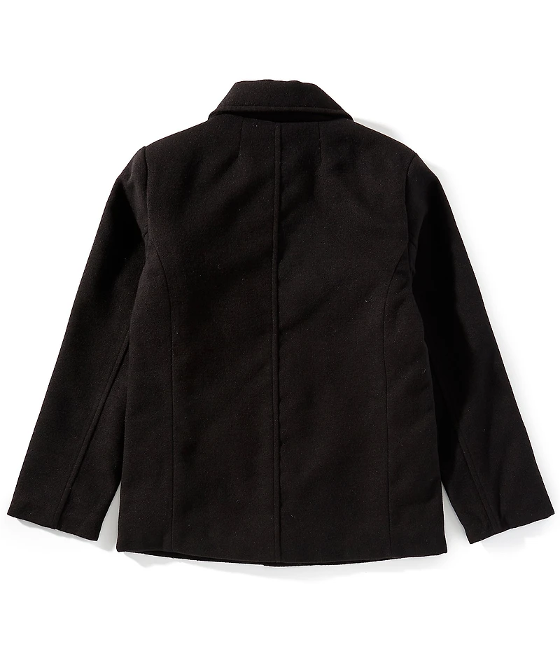 Class Club Big Boys Faux Wool Car Coat