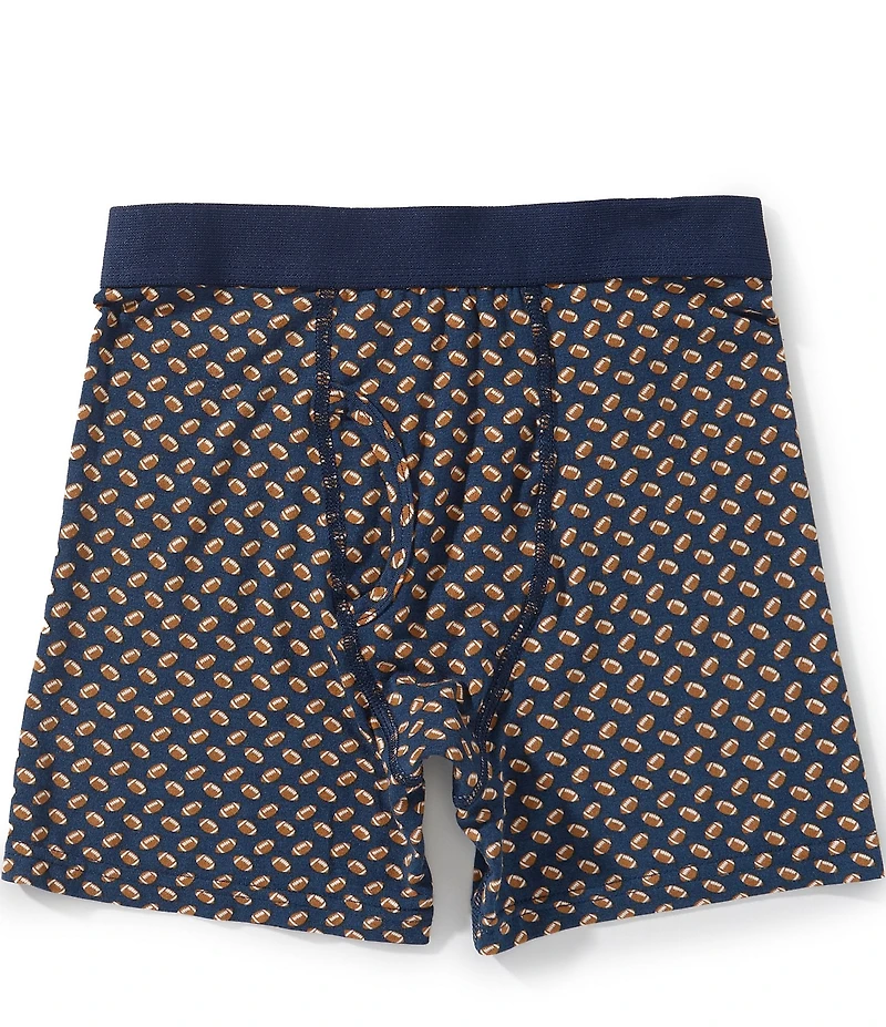 Class Club Big Boys Football Print Modal Boxer Briefs