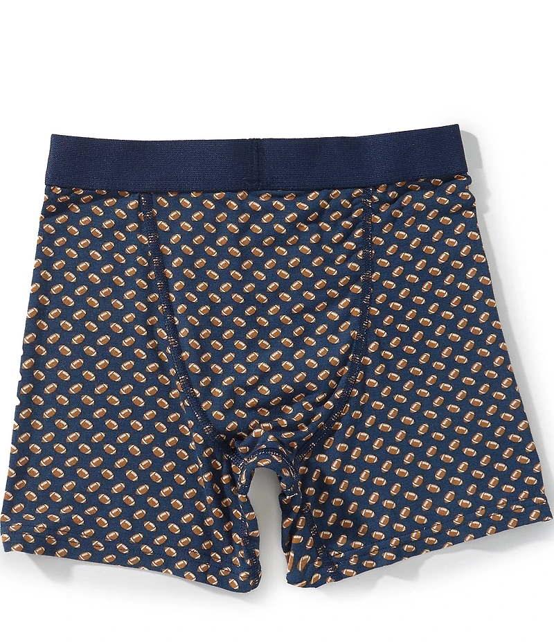 Class Club Big Boys Football Print Modal Boxer Briefs