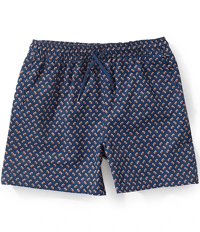 Class Club Big Boys Football Print Synthetic Pull-On Shorts