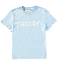 Class Club Big Boys Friday Crew Neck Short Sleeve T-Shirt