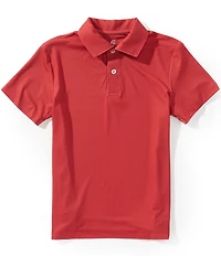 Class Club Big Boys Geometric Print Short Sleeve Polo Shirt