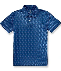 Class Club Big Boys Golf Club Print Short Sleeve Polo