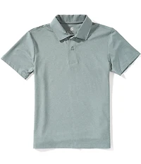 Class Club Big Boys Heathered Short Sleeve Synthetic Polo Shirt