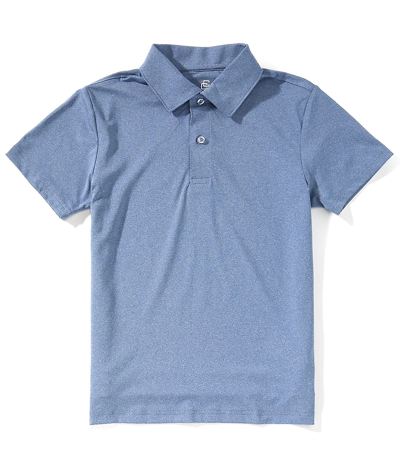Class Club Big Boys Heathered Short Sleeve Synthetic Polo Shirt