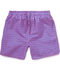 Class Club Big Boys Linear Shark Print Swim Trunks