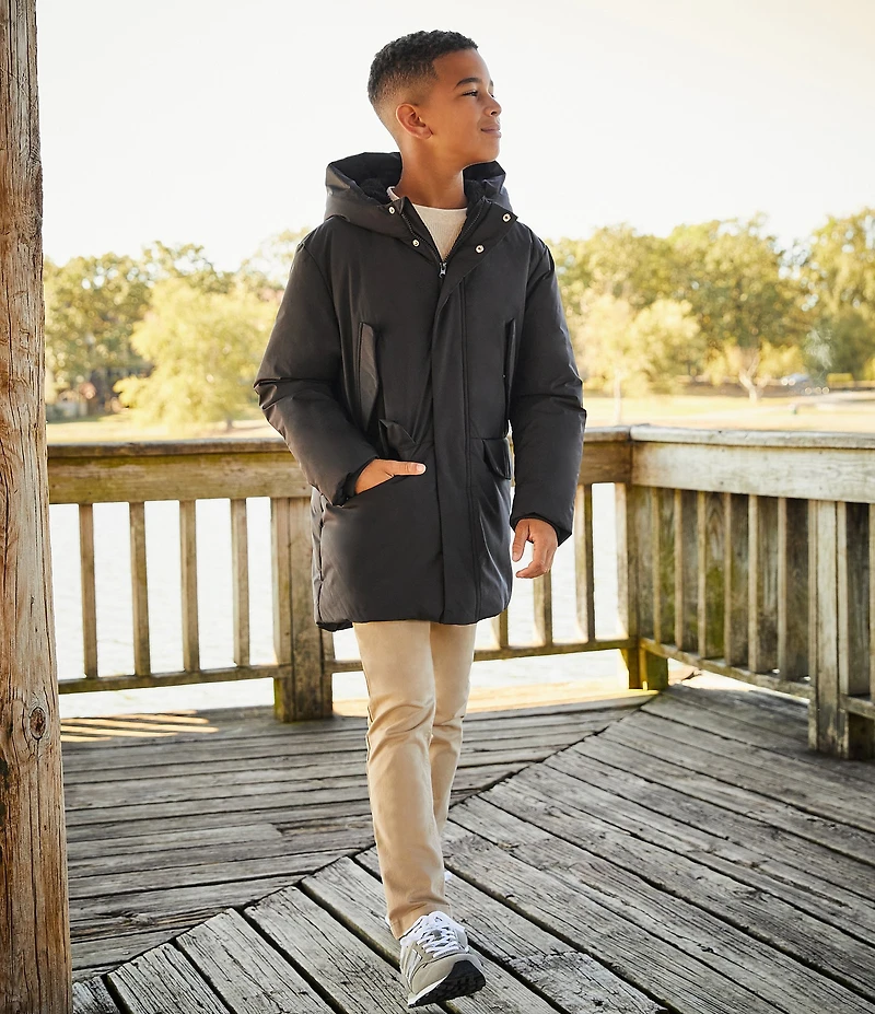 Class Club Big Boys Long Winter Coat