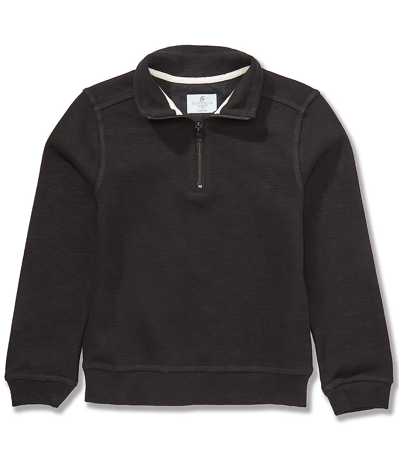 Class Club Big Boys Quarter Slub-Knit Pullover