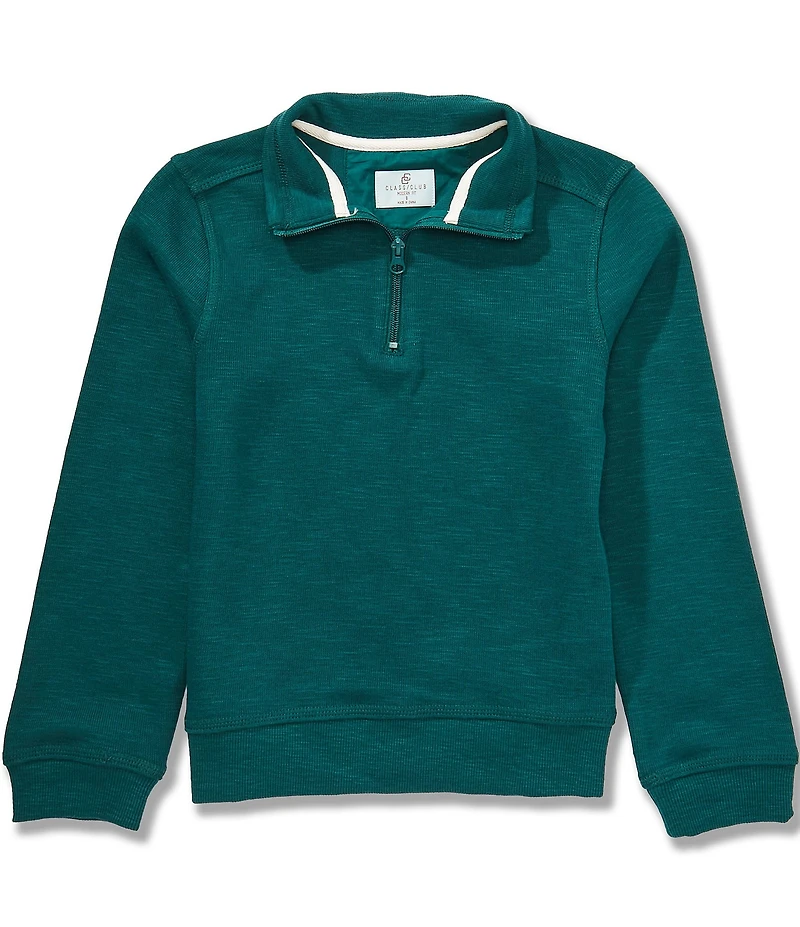 Class Club Big Boys Quarter Slub-Knit Pullover