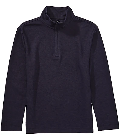 Class Club Big Boys Quarter Zip Pique Long Sleeve Pullover
