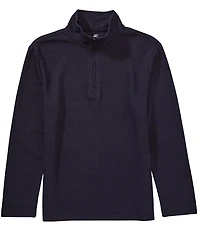Class Club Big Boys Quarter Zip Pique Long Sleeve Pullover