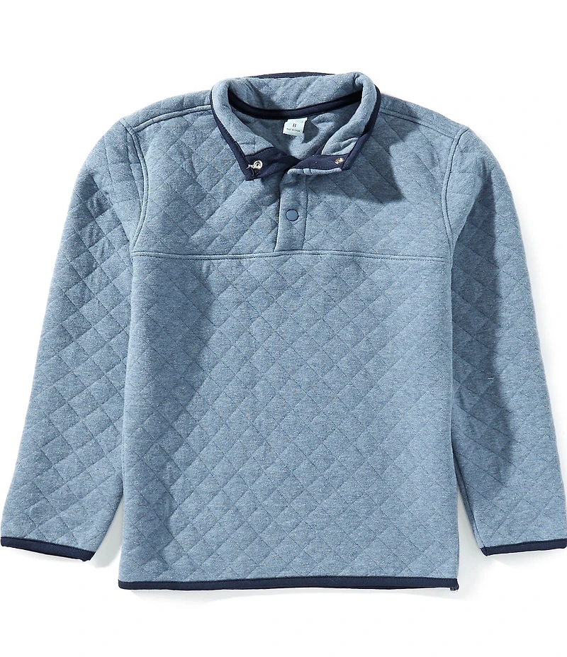Class Club Big Boys Quilted Snap Placket Pullover