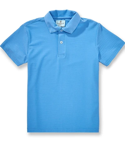 Class Club Big Boys Seersucker Short Sleeve Polo
