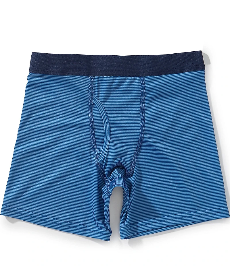 Class Club Big Boys Stripe Modal Boxer Briefs