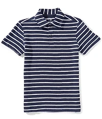Class Club Big Boys Stripe Pique Polo Shirt