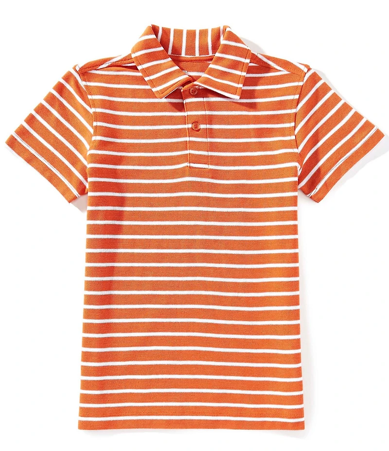 Class Club Big Boys Stripe Pique Polo Shirt