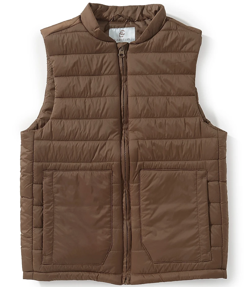 Class Club Big Boys Zip Front Puffer Vest