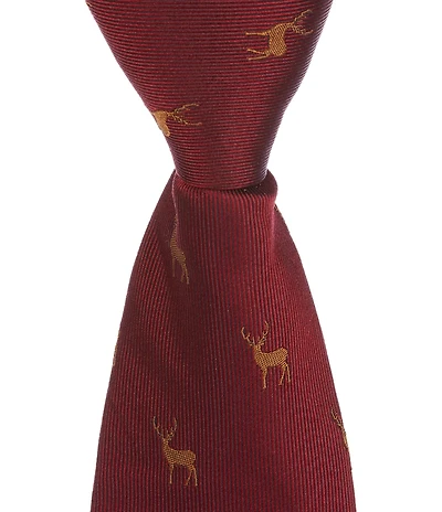 Class Club Boys 14#double; Deer Jacquard Tie