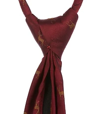 Class Club Boys 14#double; Deer Jacquard Tie