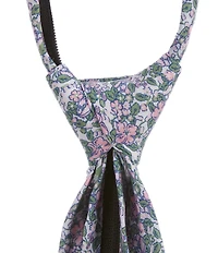 Class Club Boys 14#double; Floral Zipper Tie