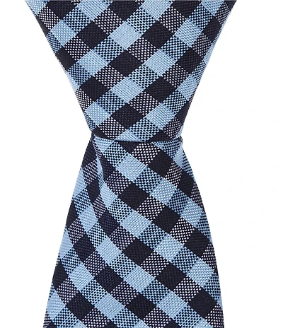 Class Club Boys 14#double; Gingham Zipper Tie