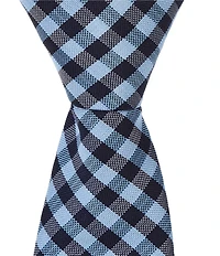 Class Club Boys 14#double; Gingham Zipper Tie