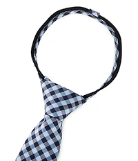 Class Club Boys 14#double; Gingham Zipper Tie