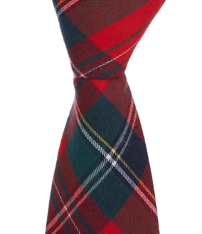Class Club Boys 14#double; Plaid Tie