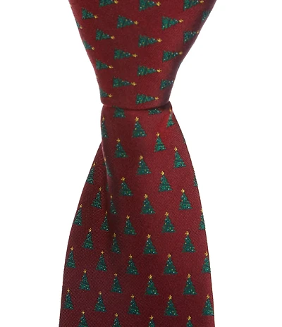 Class Club Boys 50#double; Christmas Tree Printed Tie