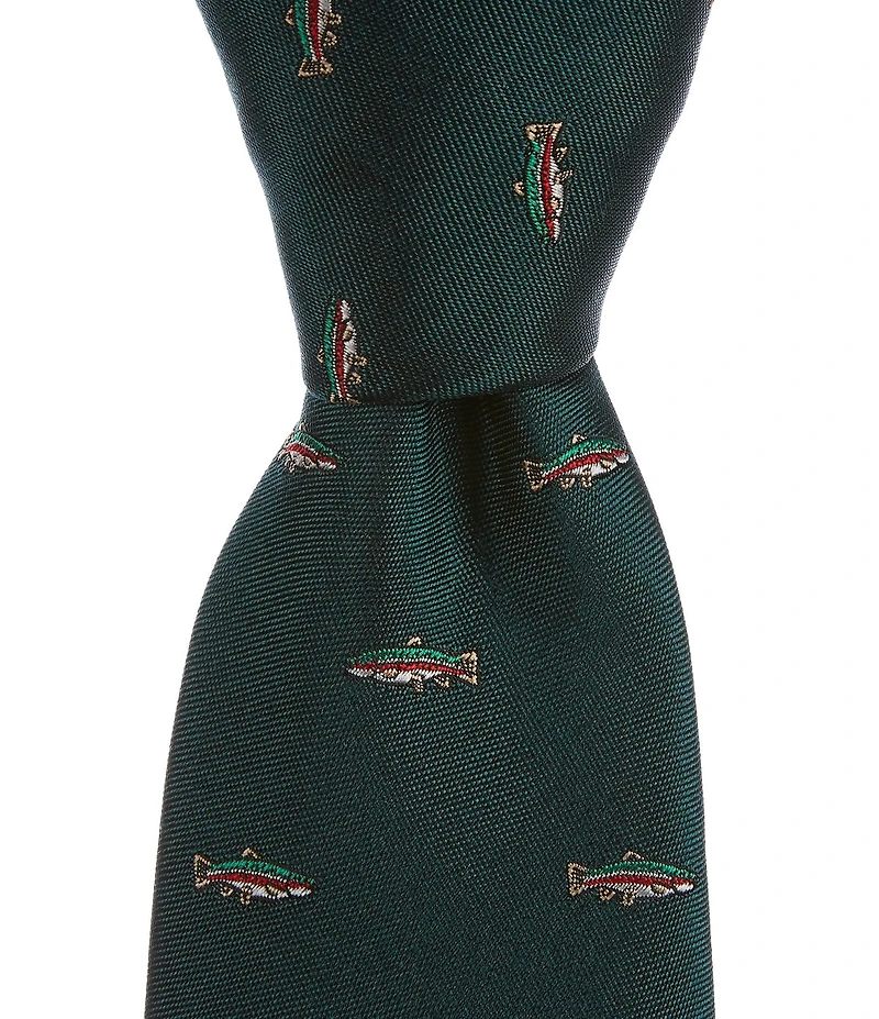 Class Club Boys 50#double; Jacquard Trout Tie