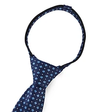Class Club Boys Neat Pattern 14#double; Zipper Tie