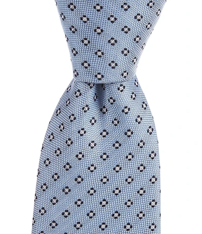 Class Club Boys Neat Print Silk 50#double; Tie