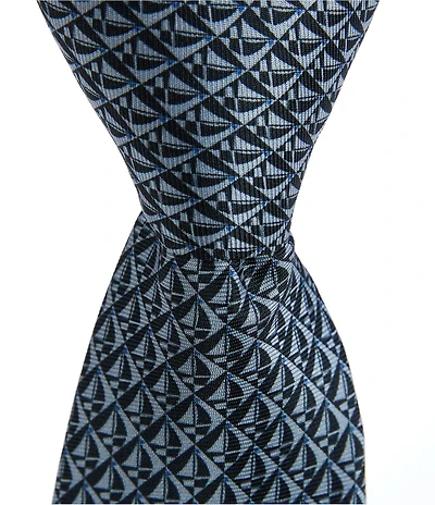 Class Club Boys Sailboat Print 14#double; Zipper Tie