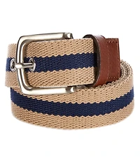 Class Club Boys Stripe Stretch Woven Belt