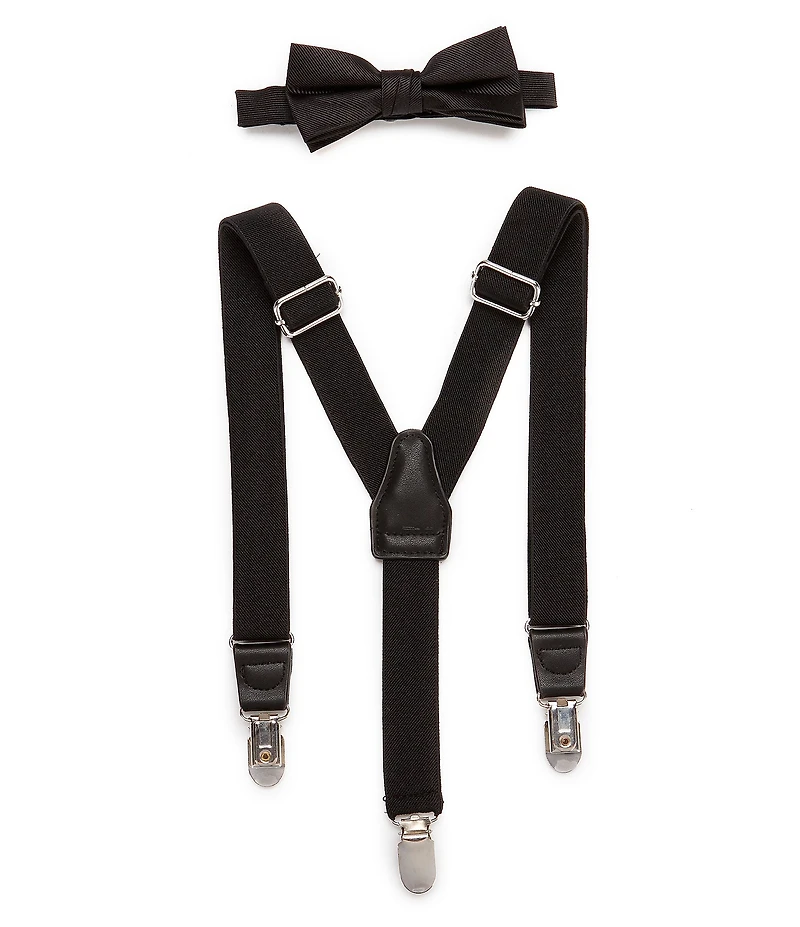 Class Club Little/Big Boys Bow Tie & Suspenders Set