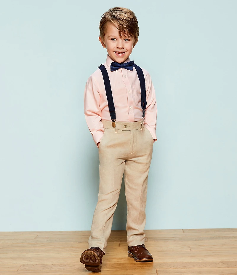 Class Club Little/Big Boys Bow Tie & Suspenders Set