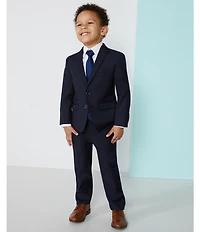 Class Club Little Boys Flat Front Dress Pants