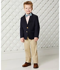 Class Club Little Boys Gold Button Blazer