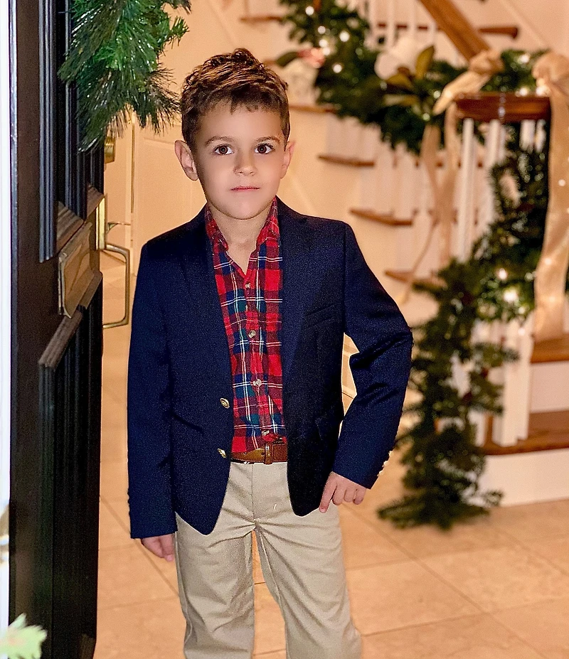 Class Club Little Boys Gold Button Blazer
