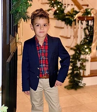Class Club Little Boys Gold Button Blazer