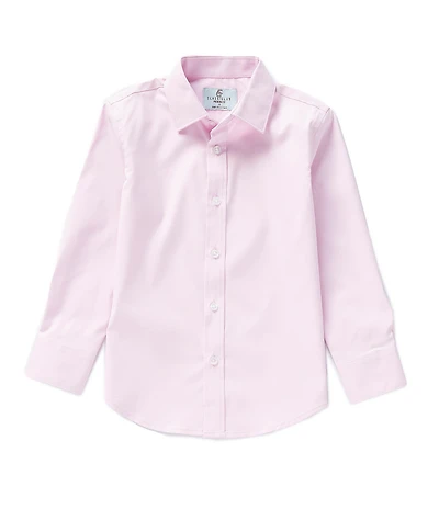 Class Club Little Boys Long Sleeve Solid Synthetic Dress Shirt