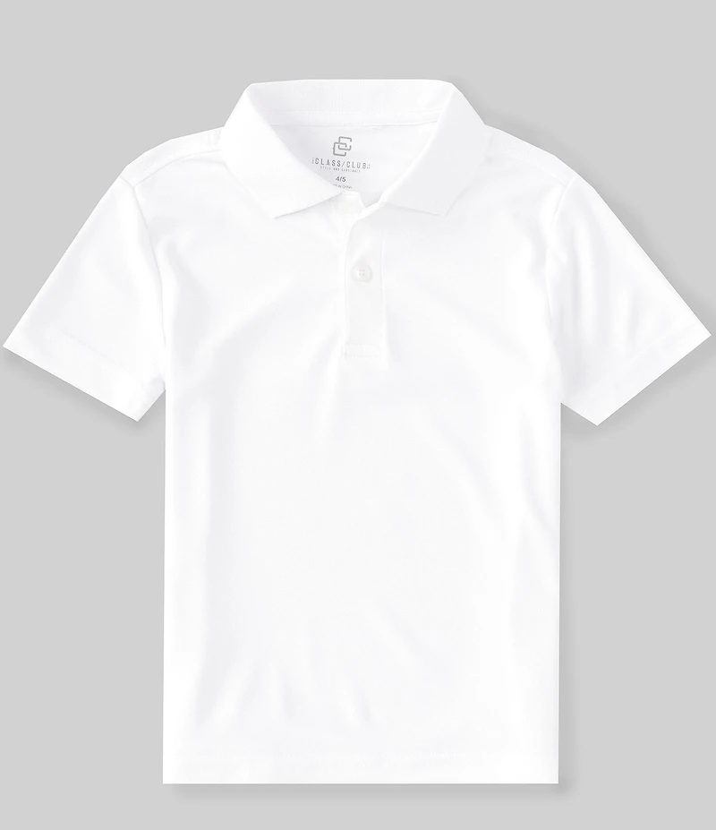 Class Club Little Boys Short Sleeve Pique Polo Shirt