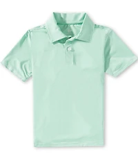 Class Club Little Boys Short Sleeve Synthetic Micro Stripe Polo