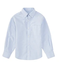 Class Club Little Boys Long Sleeve Non-Iron Stretch Oxford Packaged Dress Shirt