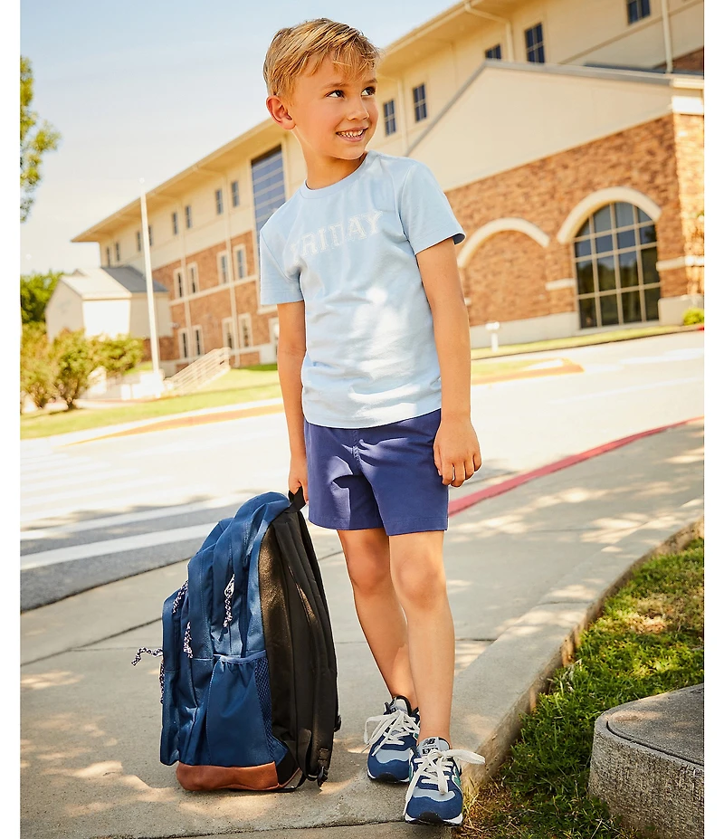 Class Club Little Boys Synthetic Patriotic Pull-On Shorts