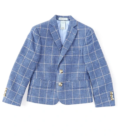 Class Club Little Boys Window Pane Blazer