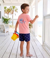 Class Club Little Boys Americana Swordfish Graphic Short Sleeve T-Shirt