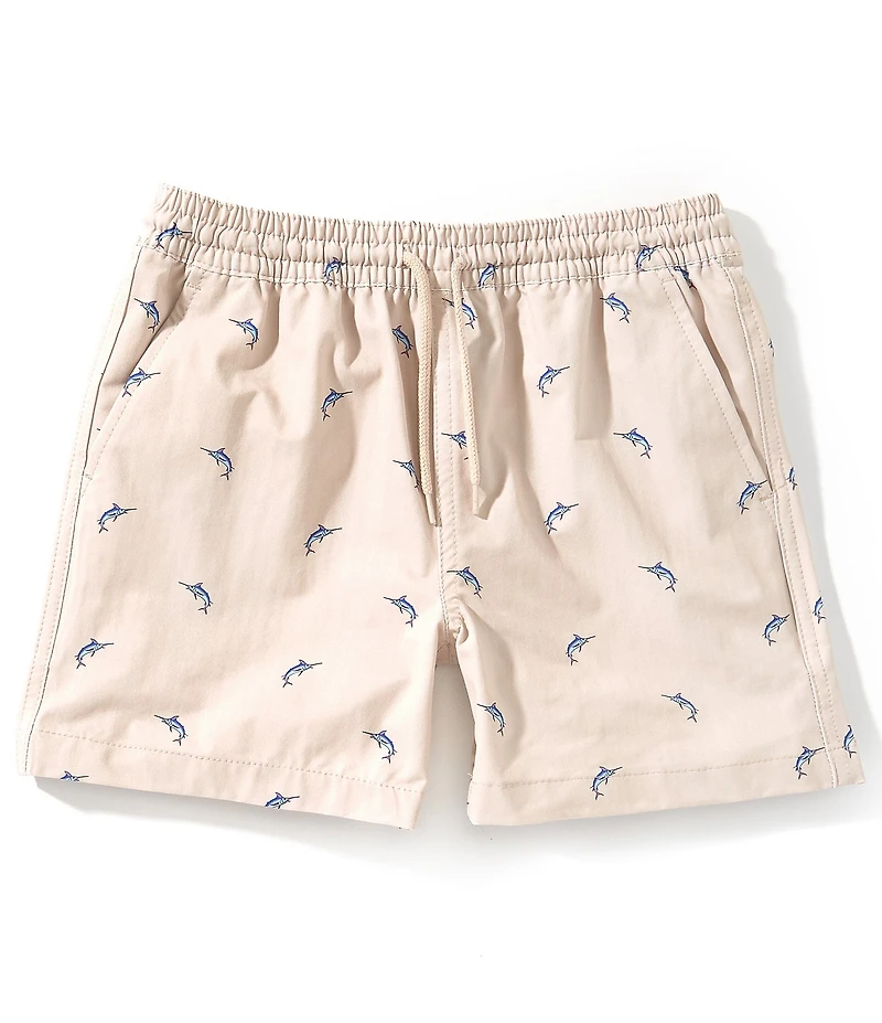 Class Club Little Boys Americana Swordfish Print Shorts
